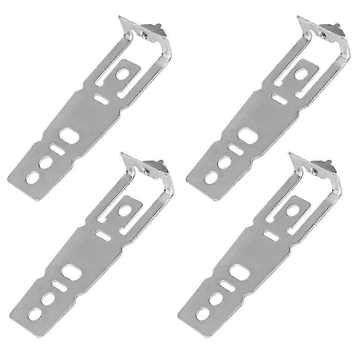 4pcs Dishwasher Mounting Bracket with Screws,WD01X27759 Dishwasher Quartz Countertop Install Clips Under Counter Cabinet Edition 0801