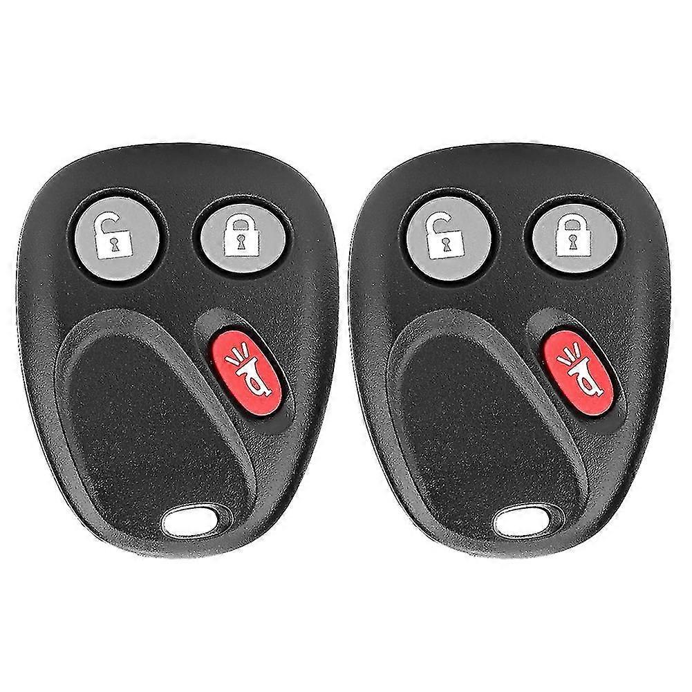 Car Remote Control Key,2pcs 3 Button Car Remote Key Fob Keyless Entry Remote Key True Excellence