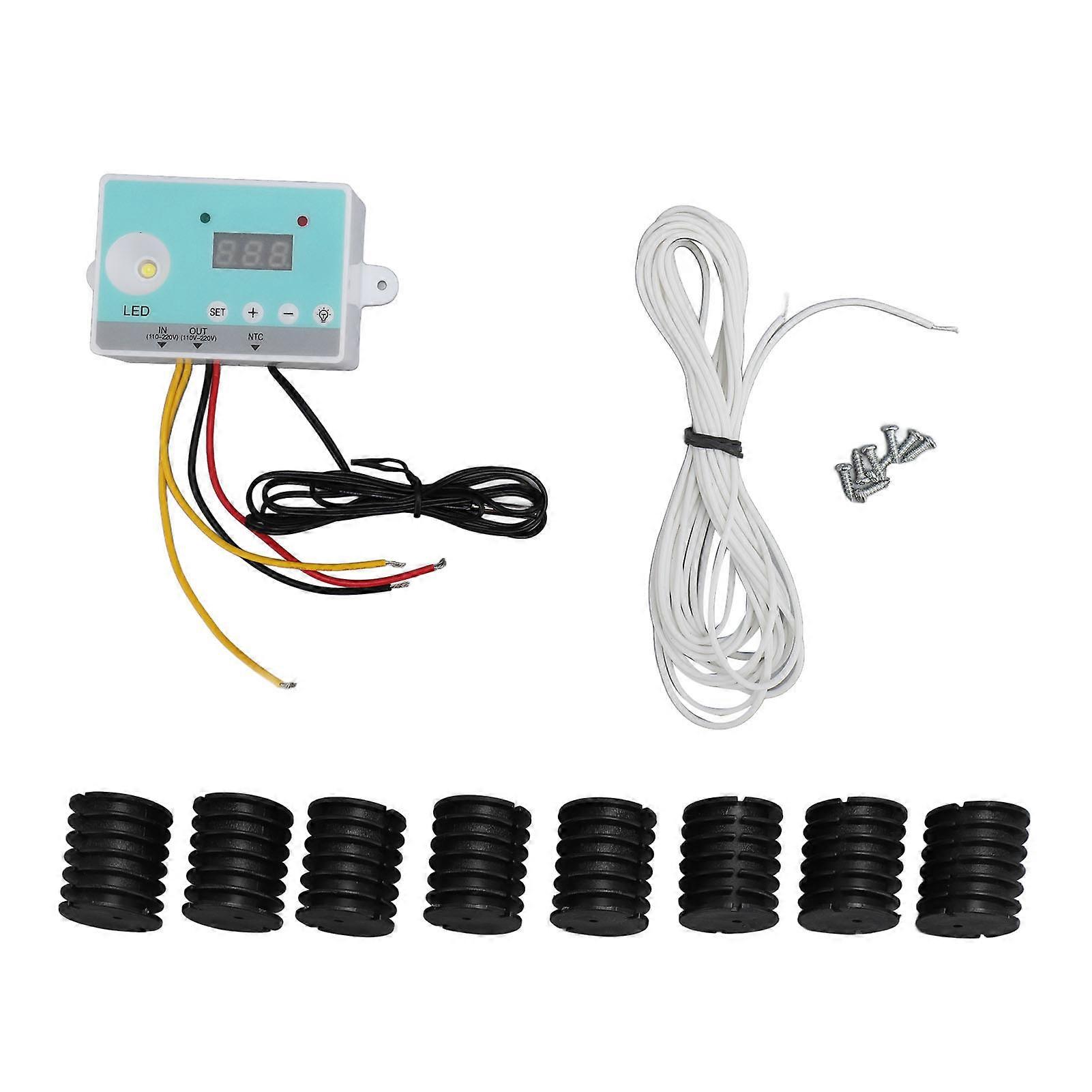 Incubator Controller Thermostat Digital Display Automatic Intelligent Incubator Thermostat DIY Kit AC 110V‑220V