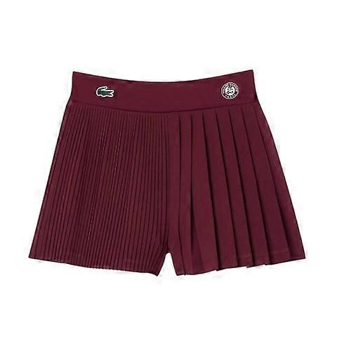 Lacoste Womens/Ladies Roland Garros Edition Sports Pleated Tennis Shorts