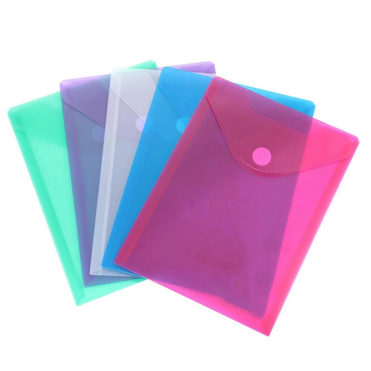 10 pieces document folders made of file folder material for storing office documents, colorsorted for school and office use.
