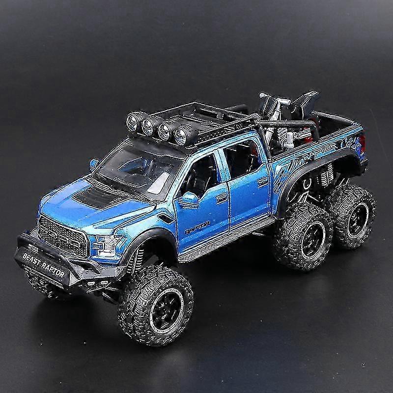 1:32 Pickup Truck Alloy Diecast Model with Sound and Light for Children
