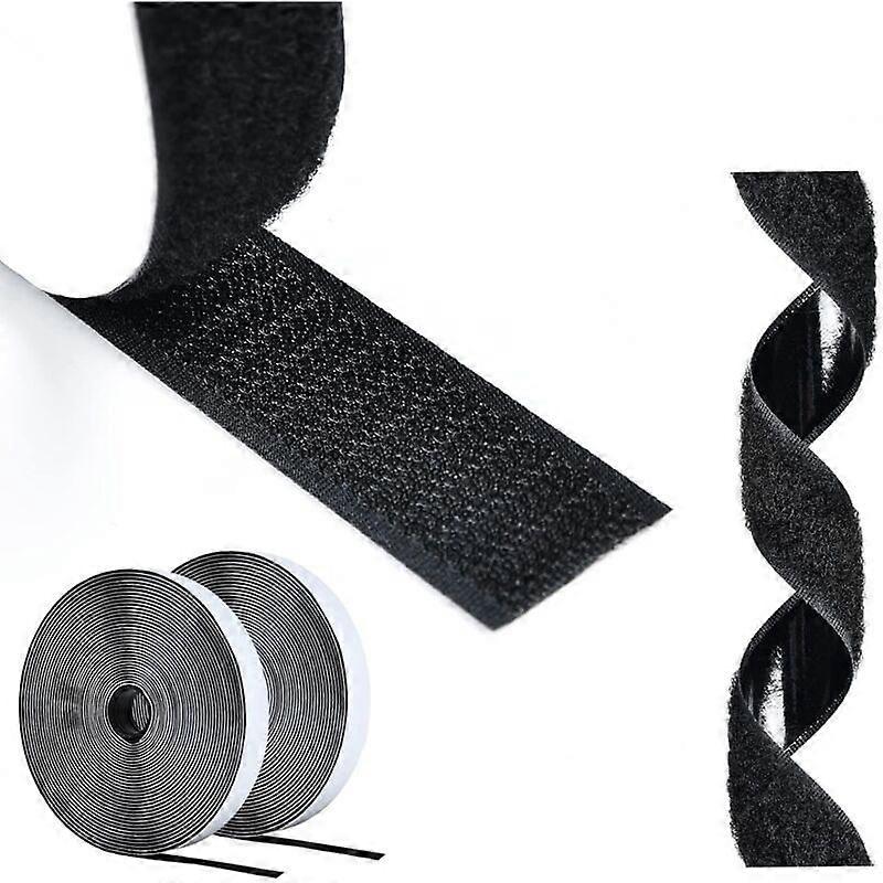 Double sided tape, 5m double sided tape, 20mm strong adhesive hook and loop tape for home, DIY and crafts
