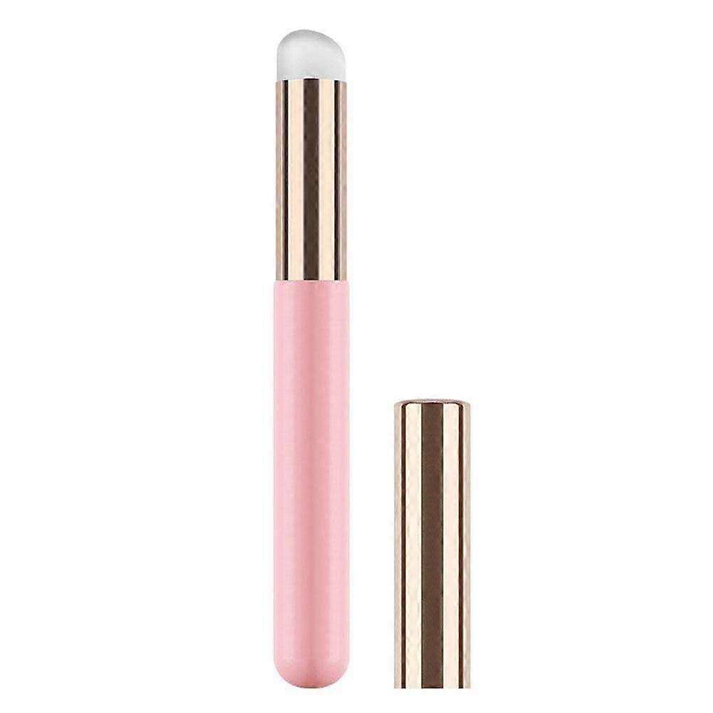 Silicone Lip Brush for Flawless Lips - Conceal Blemishes & Lips Lines with Round Head Design, Smudge-Free Application. Available in White, Pink, Blue.