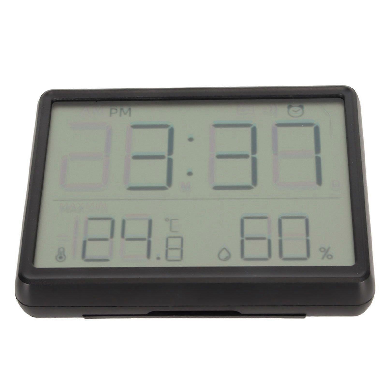 2025 Latest Model Digital Alarm Clock with Temperature Humidity Display Wall