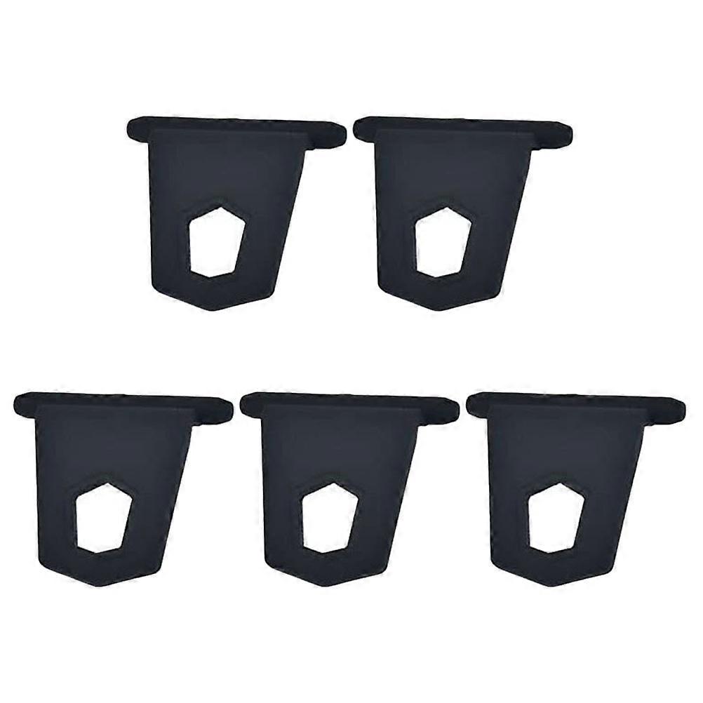 5pcs Durable Rubber Awning Hooks for RV & Motor Camper – Versatile Outdoor Hangers for Clothes & Accessories