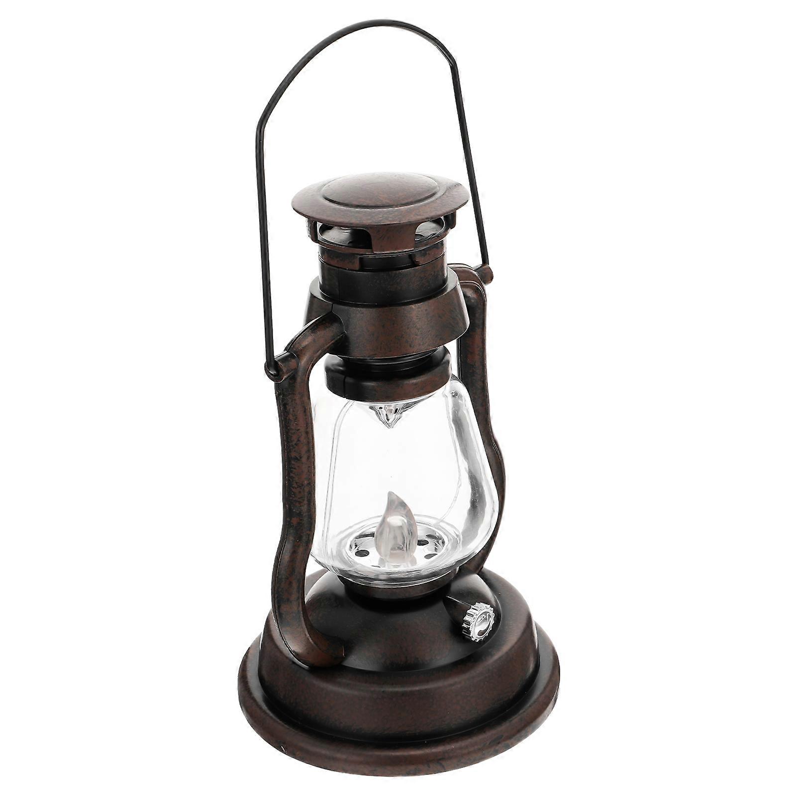 Kerosene Lamp Vintage Decorative Lighting For Decor 22.5x10.7x10.7cm 1Set