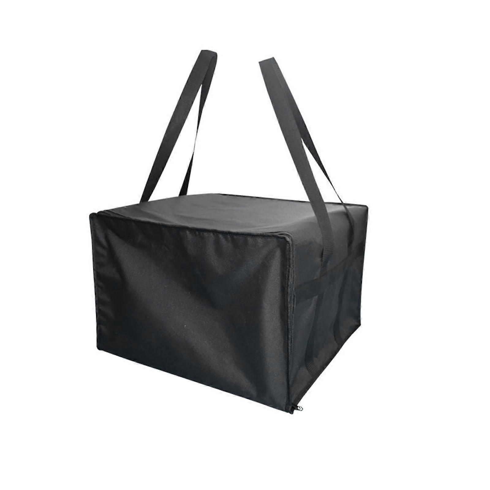 Insulated Food Delivery Bag for Hot and Cold Food, Large Capacity Reusable Pizza Delivery Bag, Commercial Grade Heat Retention