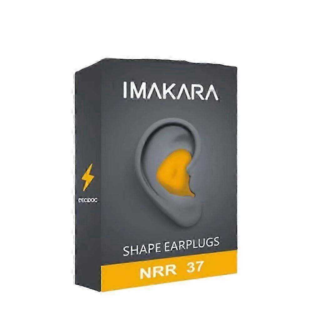 Orthopulse Noise Reducing Noiseless Earplugs Malleable Earplugs for Restful Sleep and Relaxation  Noise Protection for a Quiet Environment Yellow