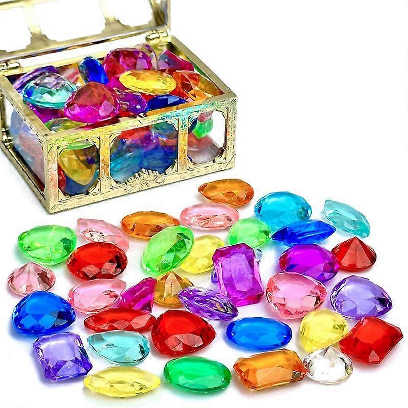 Diving Gem Pool Toys 30 Colorful Big Diamond Gem