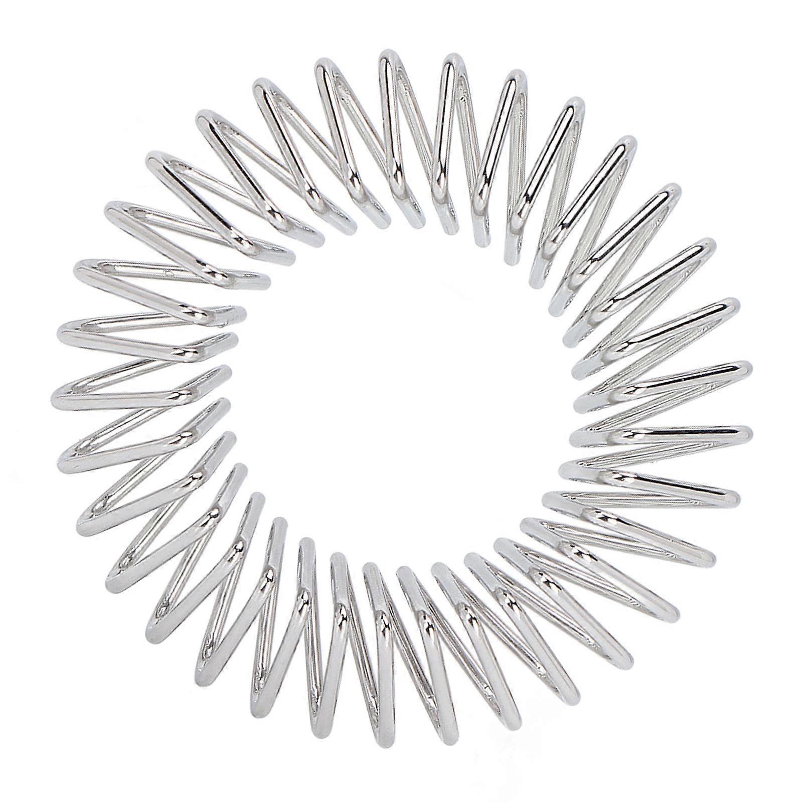 Wrist Hand Scraping Ring Spring Model Grip Exercise Stainless Steel Meridians Relaxing Massager