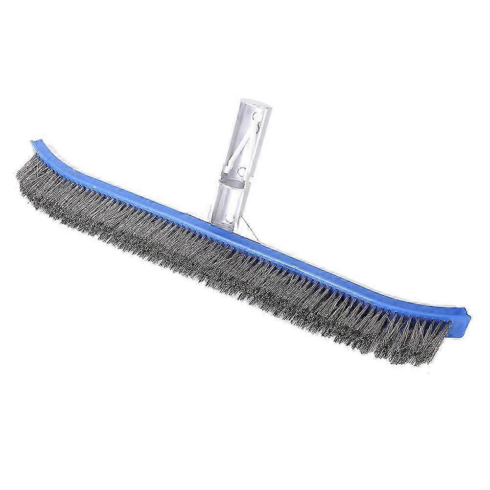 18in Swimming Pool Cleaning Brush for Efficient Bottom and Wall Maintenance