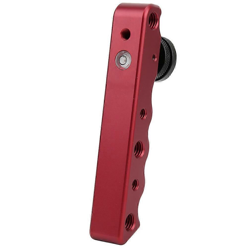 Red Full Metal Aviation Aluminum Universal Handheld Multi Function Portable DV Holder Hot Shoe Mount Camera Bracket