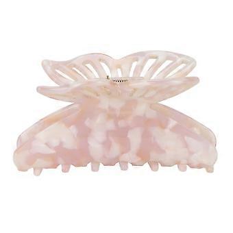 pinces à griffes à cheveux forme papillon forte tenue pinces à cheveux Barrettes cadeaux parfaits pour cheveux fins et épaisViolet clairYMMR)