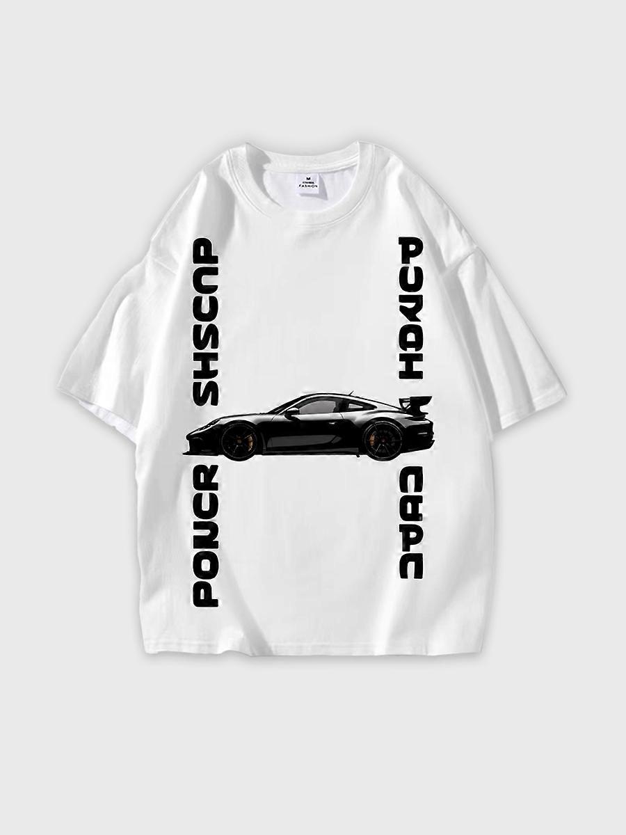 T-shirt round neck Pattern loose short sleeve JW675