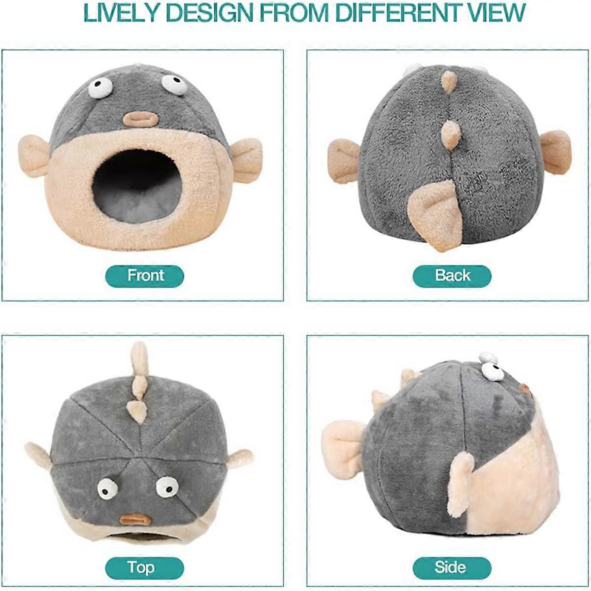 Cat Beds for Indoor Cats - Cat Bed Cave with Removable Washable Cushioned Pillow, Lively Cat Beds &
