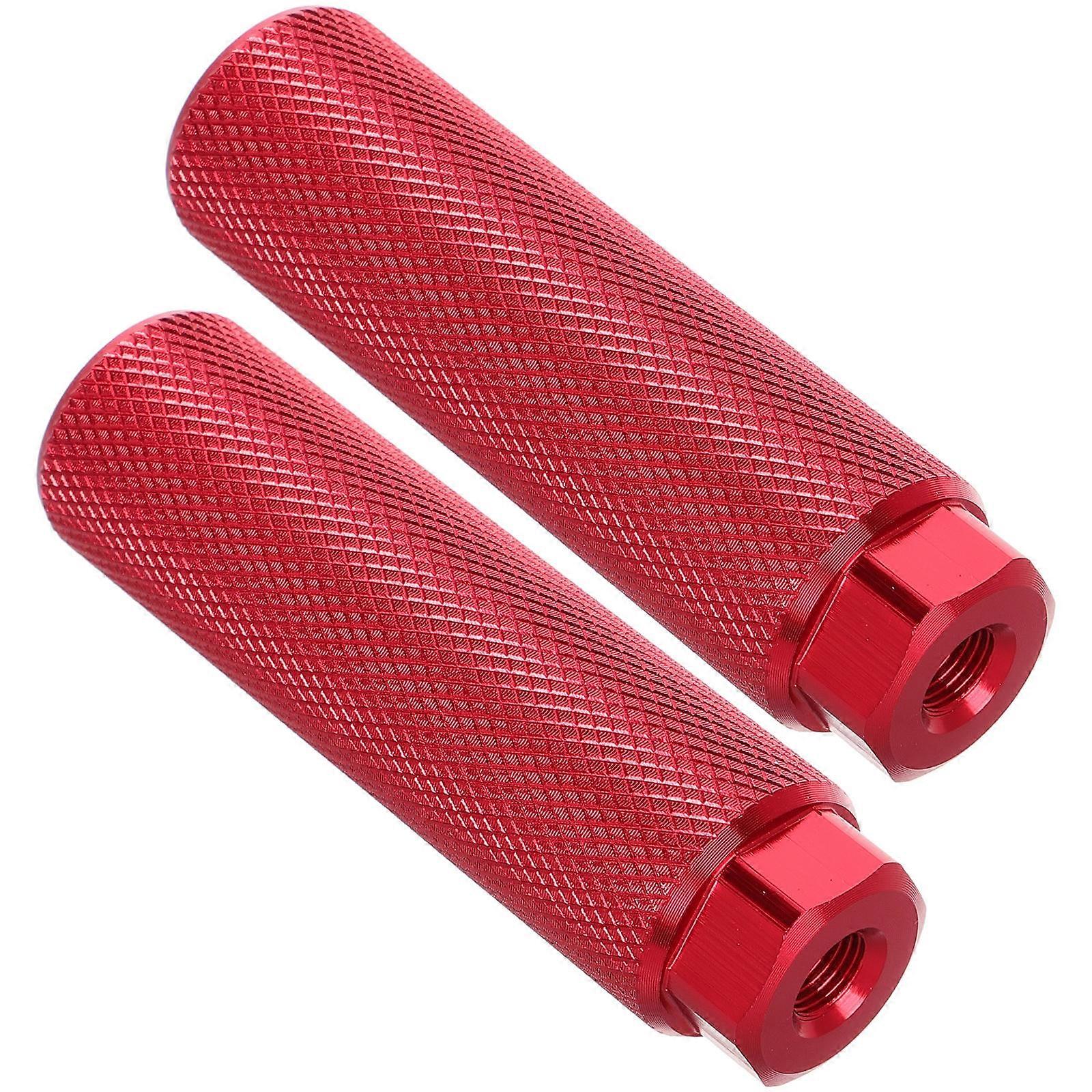 2pcs Bike Rear Wheel Peg Cylinder Cycling Peg Cylinder Bike Peg Bicycle Foot Peg Cycling Rear Foot Peg Compact Bicycle Foot Peg