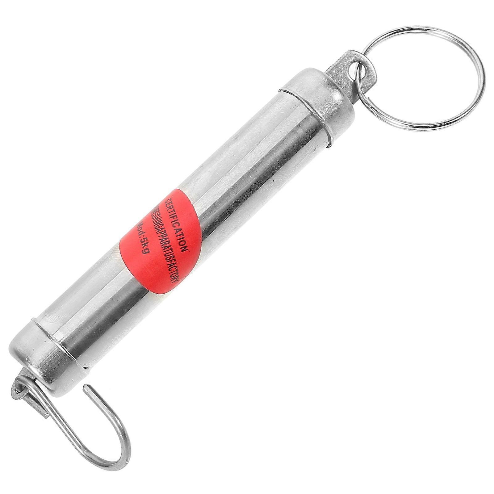 Compact Portable Mechanical Spring Scale with Hook for Vegetables, Luggage, and Household Use – Classic Handheld Balance with Accurate Spring