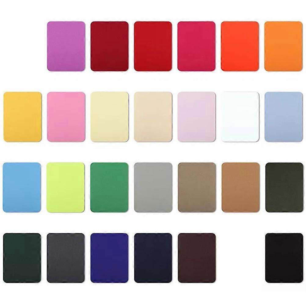 Imitation Denim Patch Sticker for Mending Fabrics Clothing Jeans Bags Pants Colorful Design 12.5 x 9.5 x 0.1cm Repairing 26Pcs