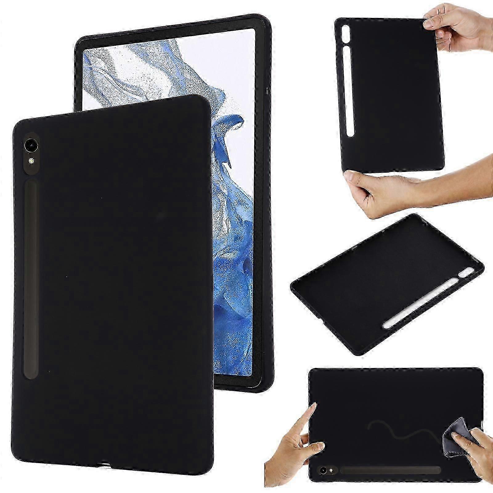 Pure Color Liquid Silicone Shockproof Tablet Case