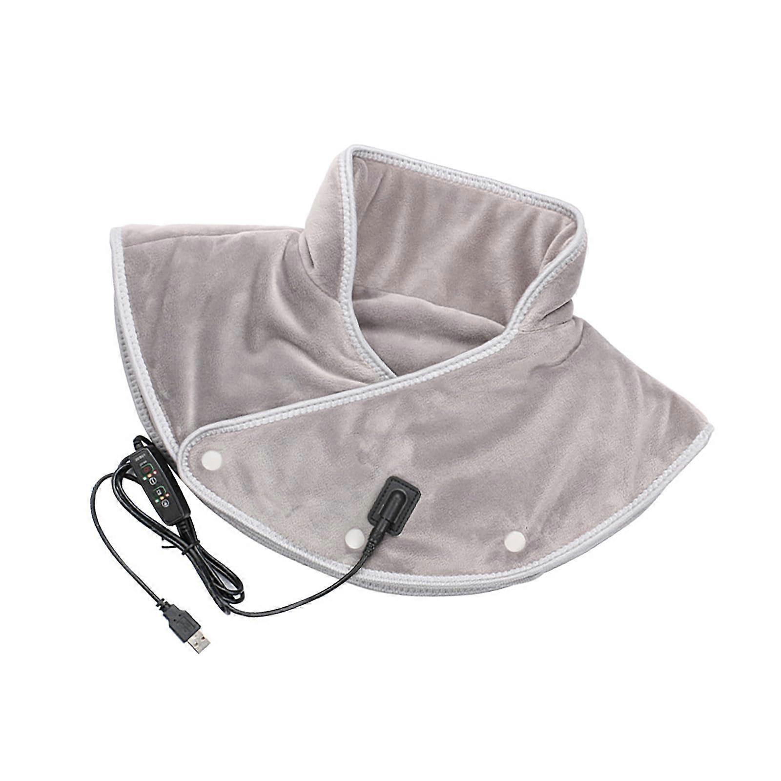 Electric neck heating pillow with adjustable heat settings, efficient shoulder warmer, USB, 5V, 2A, 8W, efficient