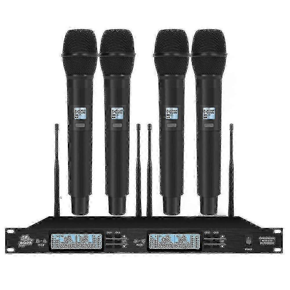 Professional Uhf Wireless Microphone Handheld Lavalier Microphone Church Stage Performance Family Pa