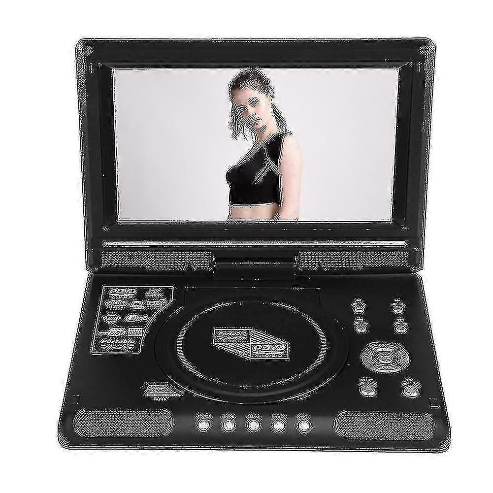 9.8 Inch Portable Mobile Dvd With Mini Tv Hd Player -in Rechargeable Battery Support Sd Card/usb Po
