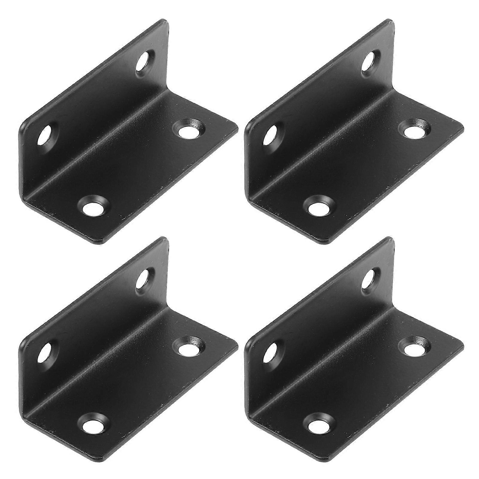 Heavy Duty Corner Bracket Metal Corner Braces 90 Degree Right Angle For Desktops And End Tables 4Pcs
