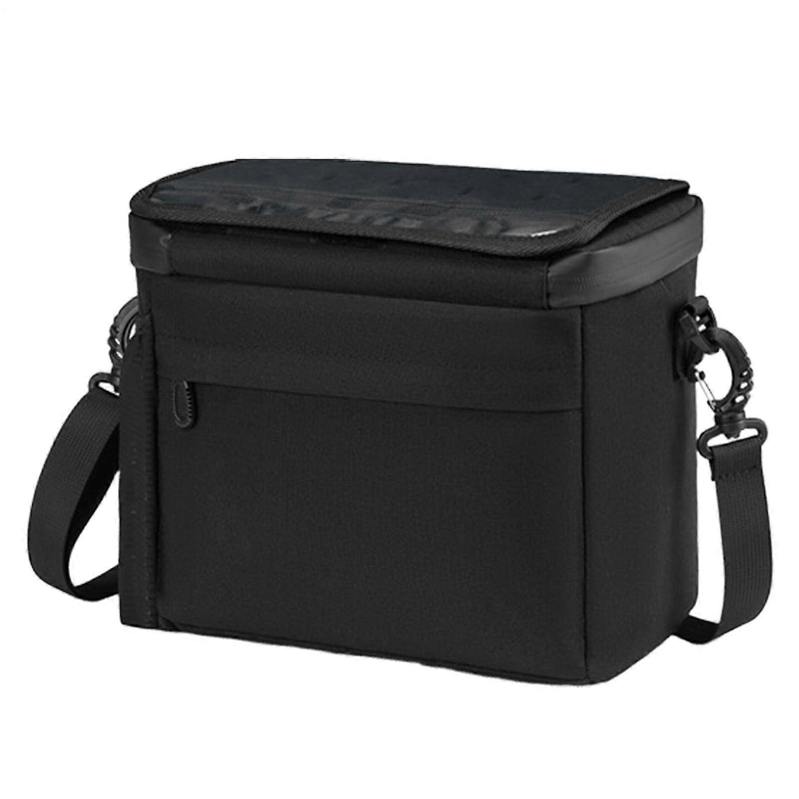 Waterproof bicycle handlebar bag durable, tearresistant, adjustable straps, reflective