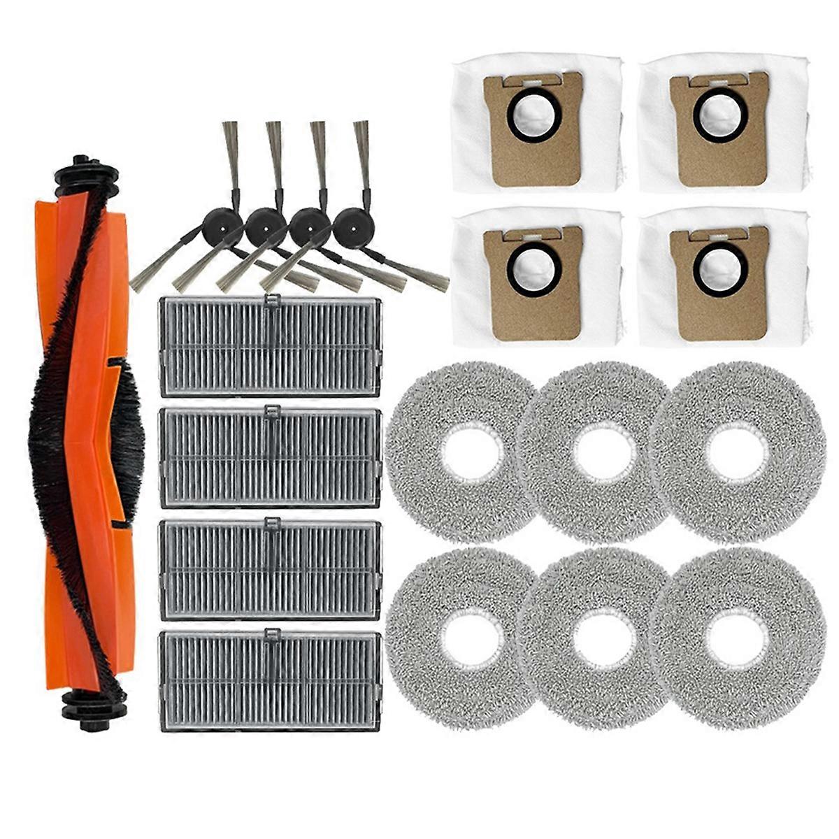 For Sweeper M40/D110CN Accessories Main Side Brush Filter Mop Dust Bag Accessories Sweeper Consumables