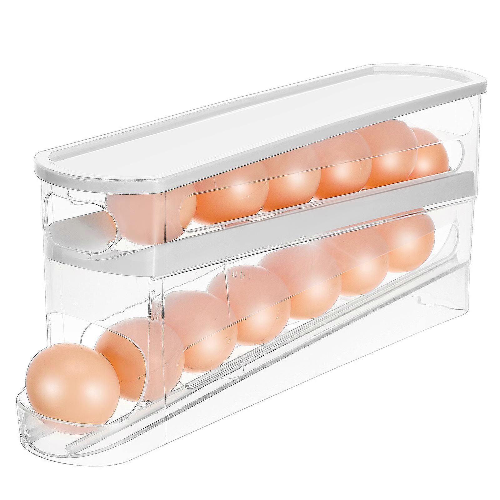 Chicken Egg Dispenser Tiered Egg Holder for Space Saving