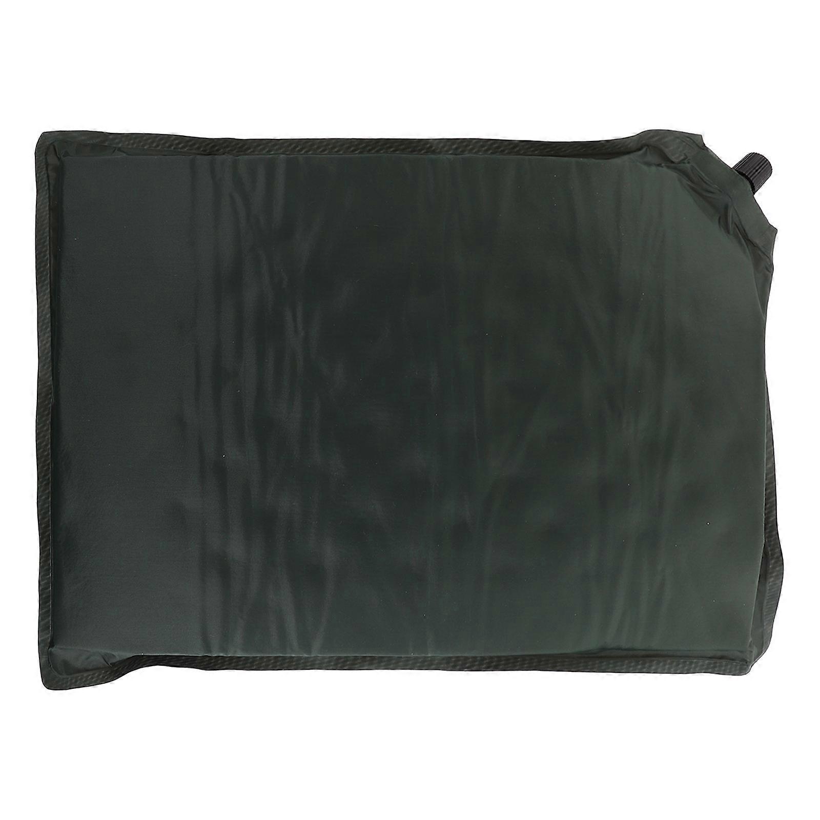 Self Inflating Seat Pad for Camping with Thickened Design and Moisture Proof Oxford Cloth Olive Green 70x40cm Lightweight Portable