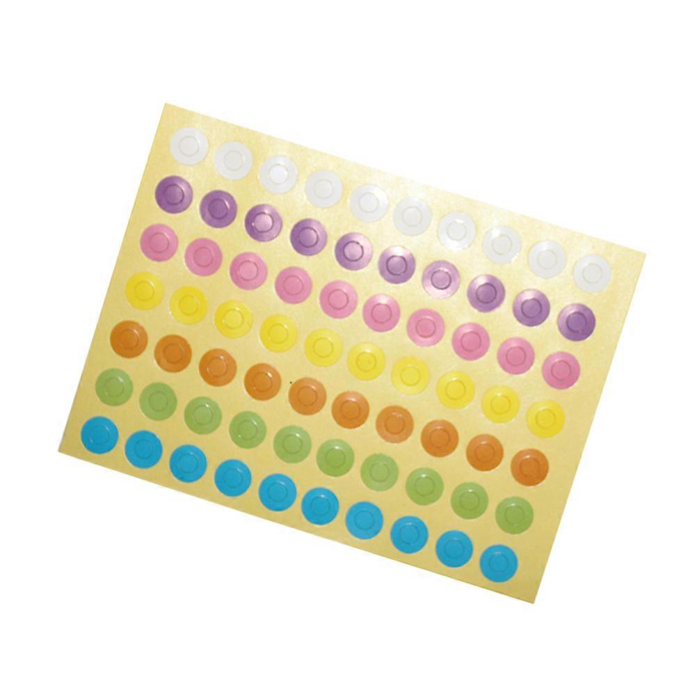 Yellow Adhesive Stickers for DIY Crafts Perfect for Decoration Each Sheet Contains 70 Labels