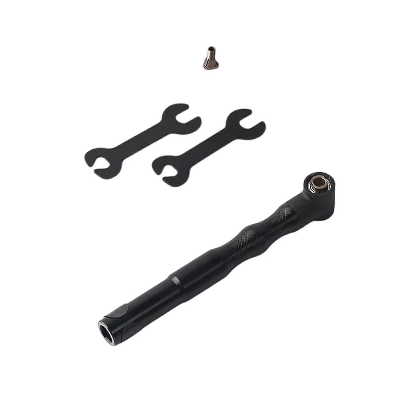 90 Degree Right Angle Quick Change Tool Chuck, Flexible Shaft Attachment for Grinding, Polishing, Deburring, Engraving