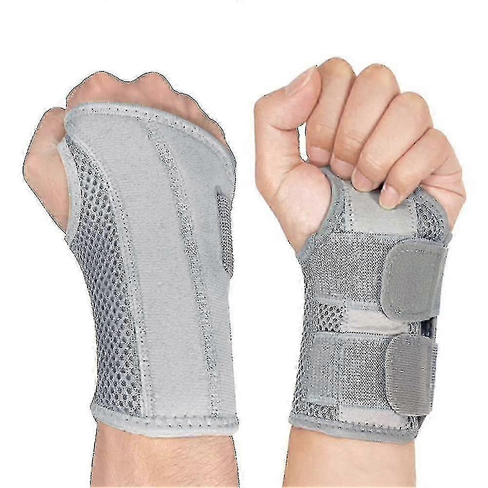 Breathable tendonitis support with wrist straps