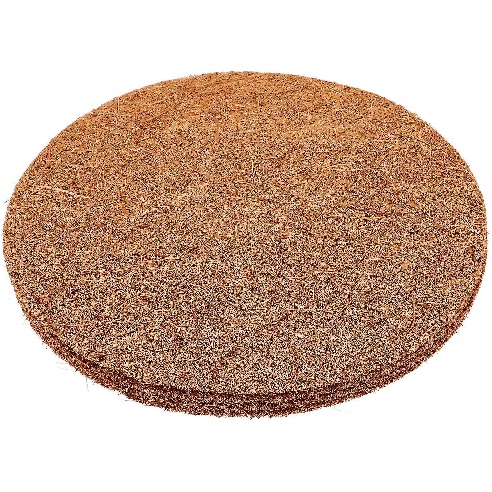 Coconut Fiber Nesting Pad for Chicken Egg Cushions with Chocolate Color and Durable Straps 4 Pieces