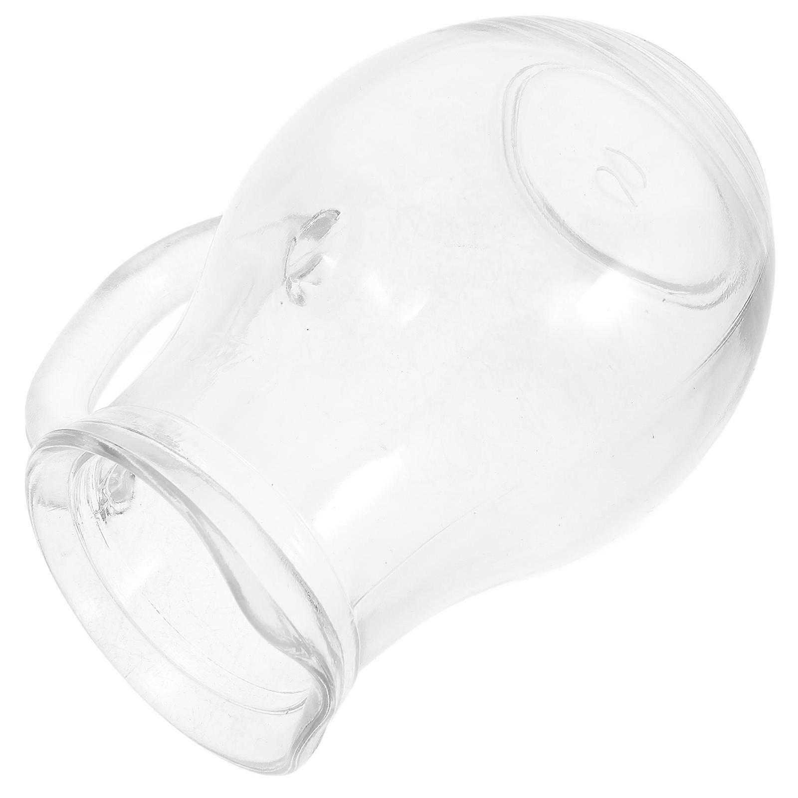 Clear Glass Milk Pitcher with Handle Small Creamer Jug for Home, Restaurant, or Cafe Use Easy to Clean, Smooth Surface for Beverages and Desserts