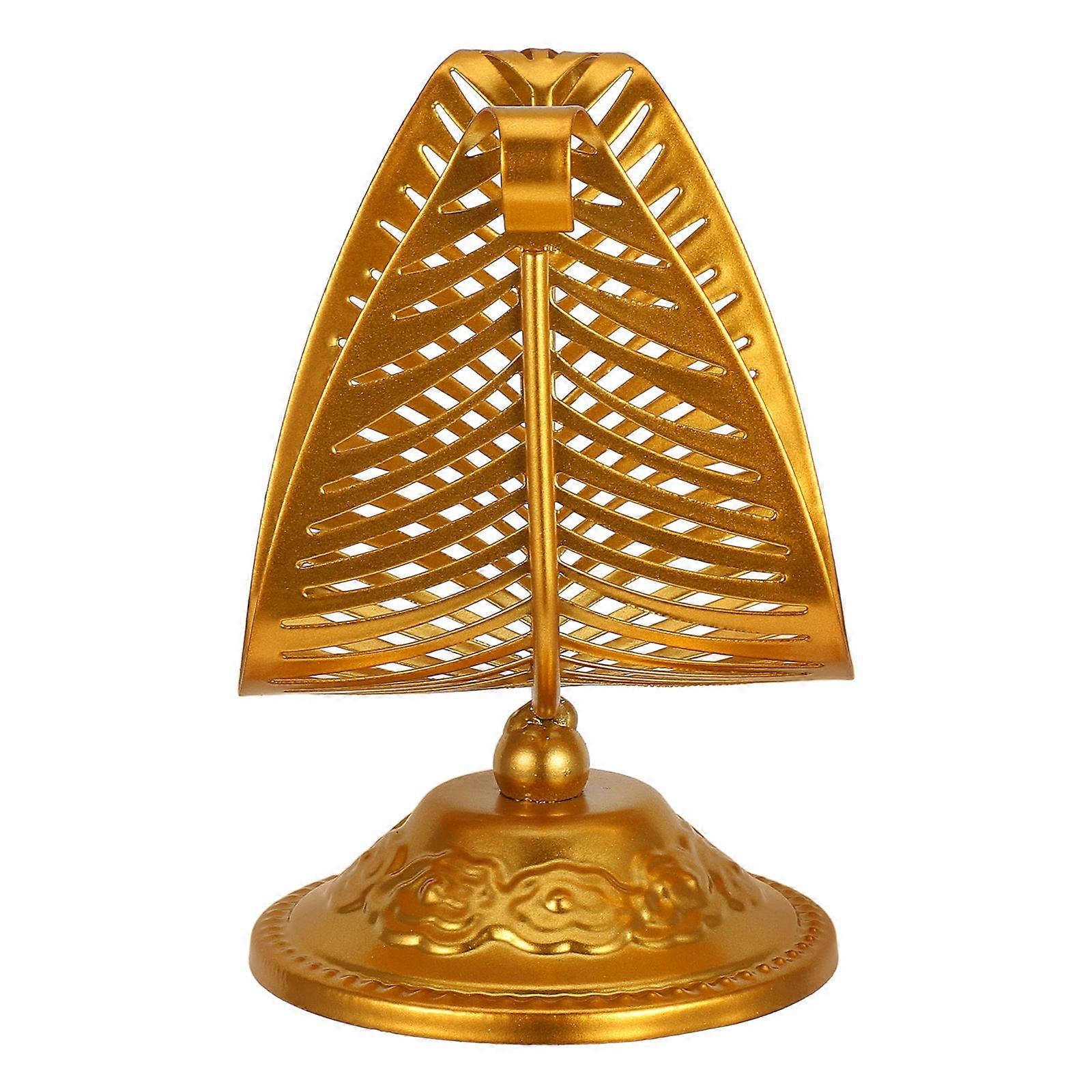 Modern Metal Napkin Holder for Tabletop Dispenser Organizer in Golden Color Iron Material Fits Any Setting
