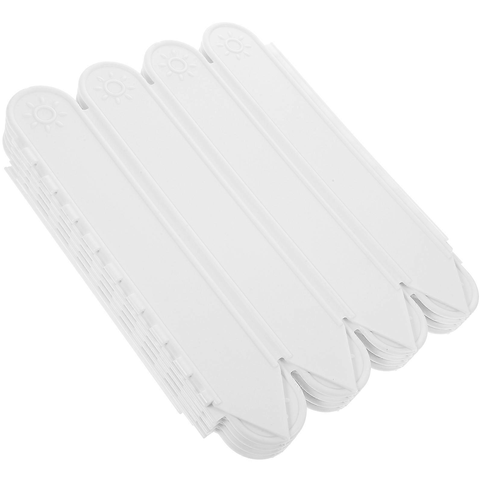 White Plastic Garden Fence for Decoration with Smooth Surface and Reusable Design Premium Quality