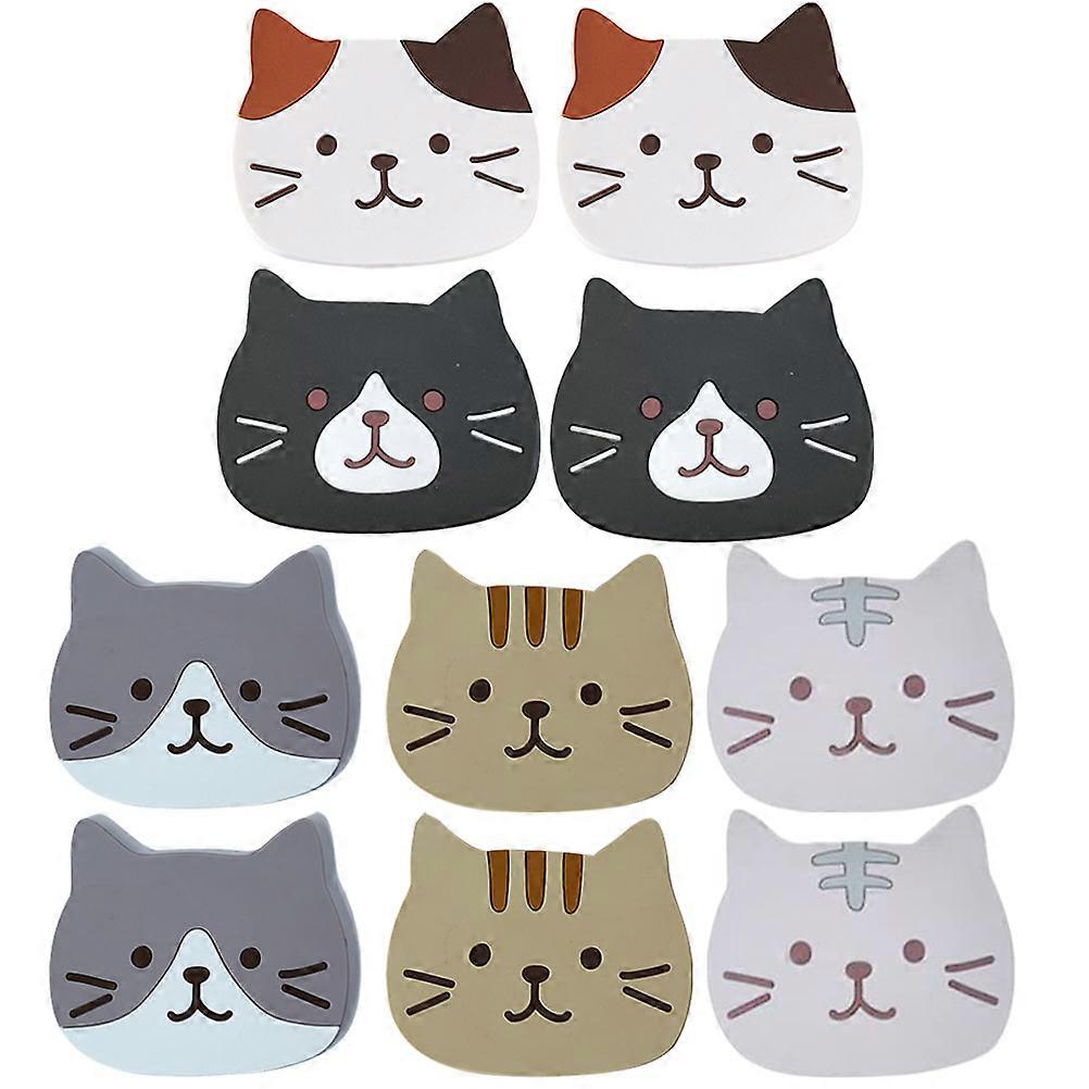 Teacup Mat Bottle Mats For Table Business Owners High Temperature Resistance 10Pcs