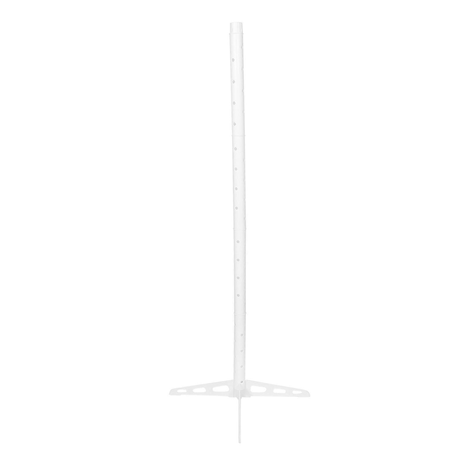 Plastic Column Stand For Weddings White 160.00X65.00X65.00Cm Stable Support Multi Display 1Pcs