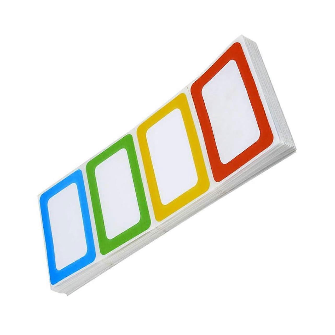 Paquet de 300 autocollants en vinyle adhésif colorés Name Post Hello Organization