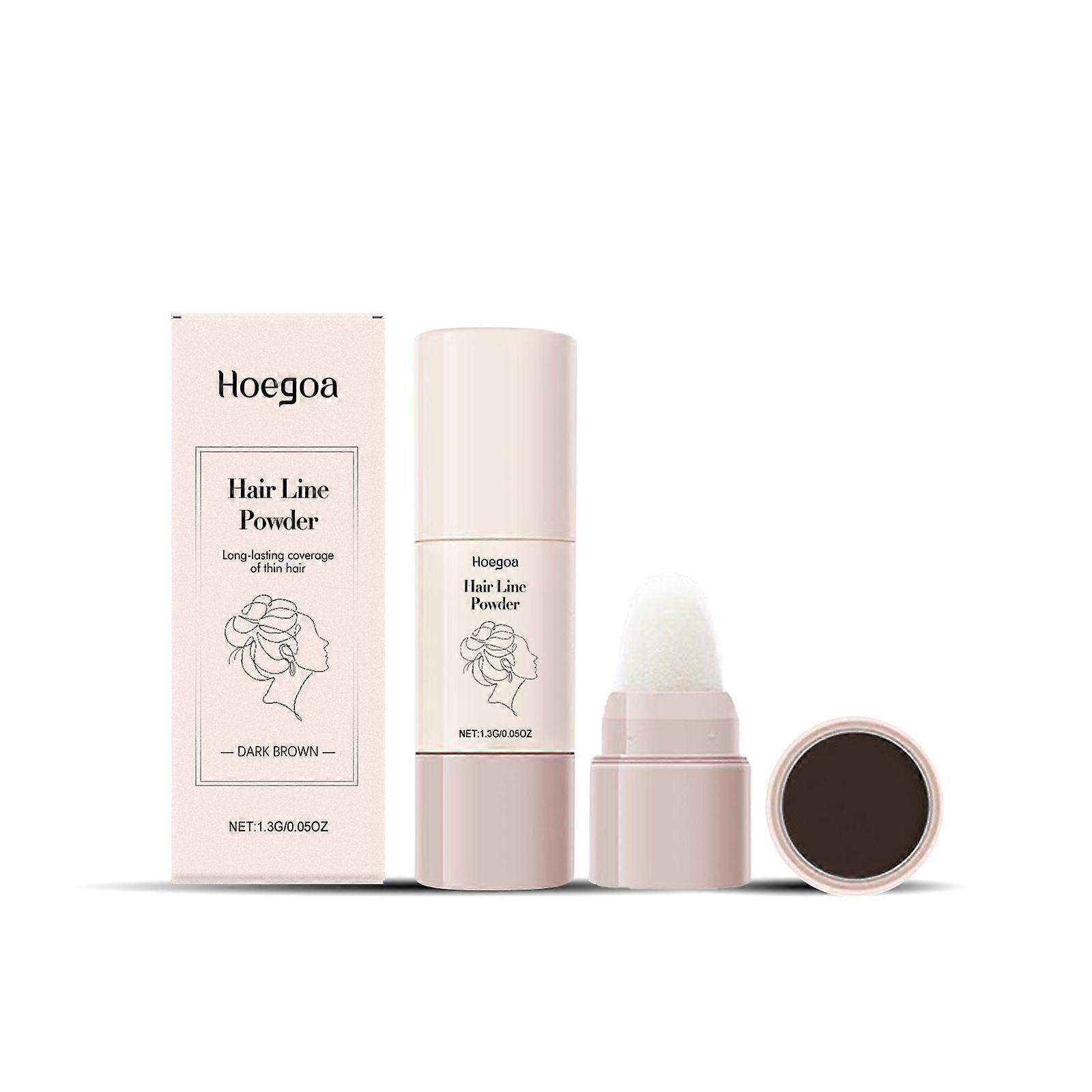 Root Touch Up Powder, Waterproof Hairline Powder For Grey Coverage & Thin Hair Concealer, Root Cover Up Natural-Looking Matte Finish