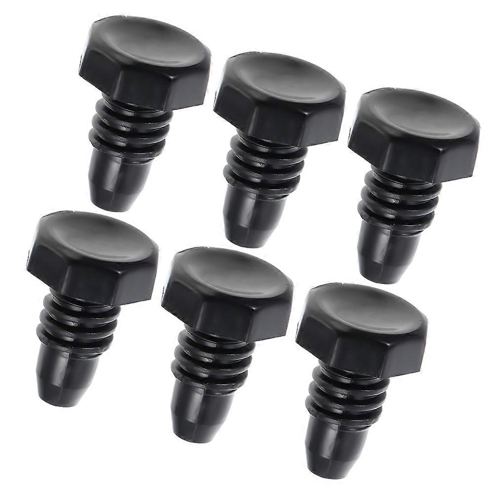 Protective Plug For Cue Billiard Cue Dustproof Plug Protection For Billiard Enthusiasts PP 2.20X1.50X1.50CM 6Pcs