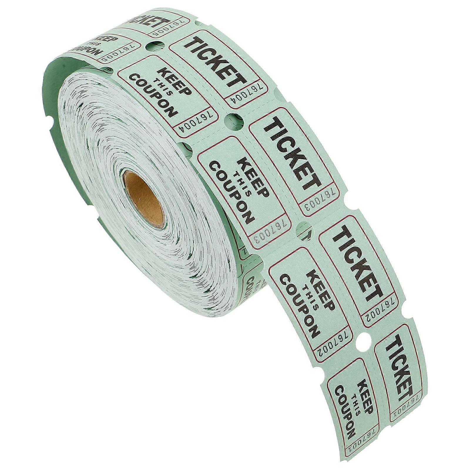 Colorful Raffle Tickets Roll For Events And Carnivals Drawings 1 Roll 1000Pcs