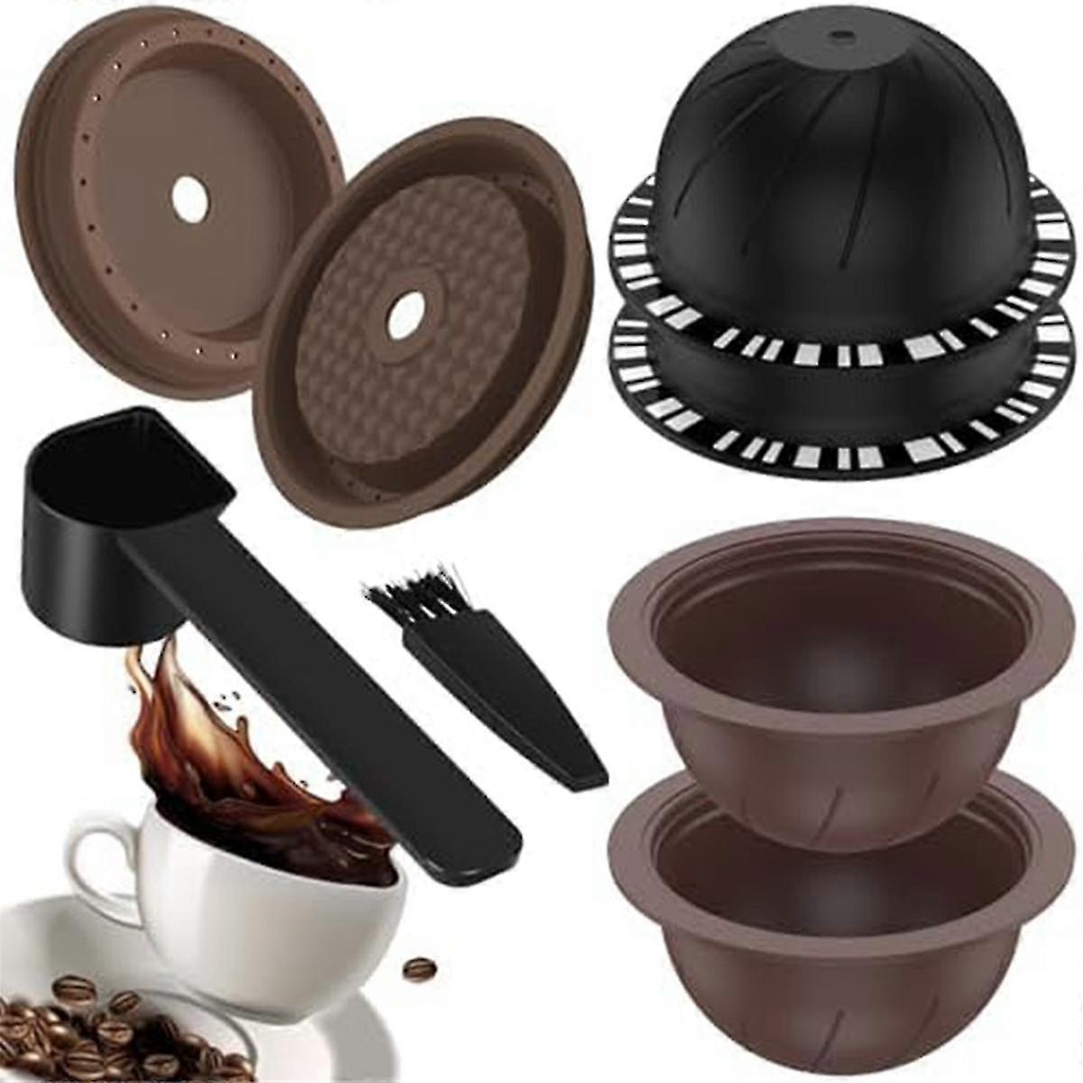 4Pcs Reusable Coffeecapsules For Machine For Env135 Coffee Machine