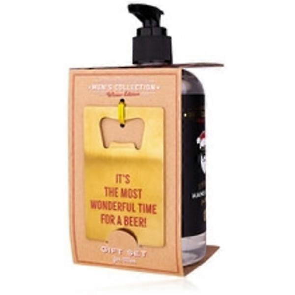 Accentra - קולקציית גברים מהדורת חורף - מארז מתנה לטיפול בידיים עם פותחן בקבוקים