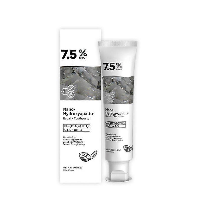 1-3x 7.5% Hap Nano-Hydroxyapatite Toothpaste Remove Deep Clean For Sensitive Teeth