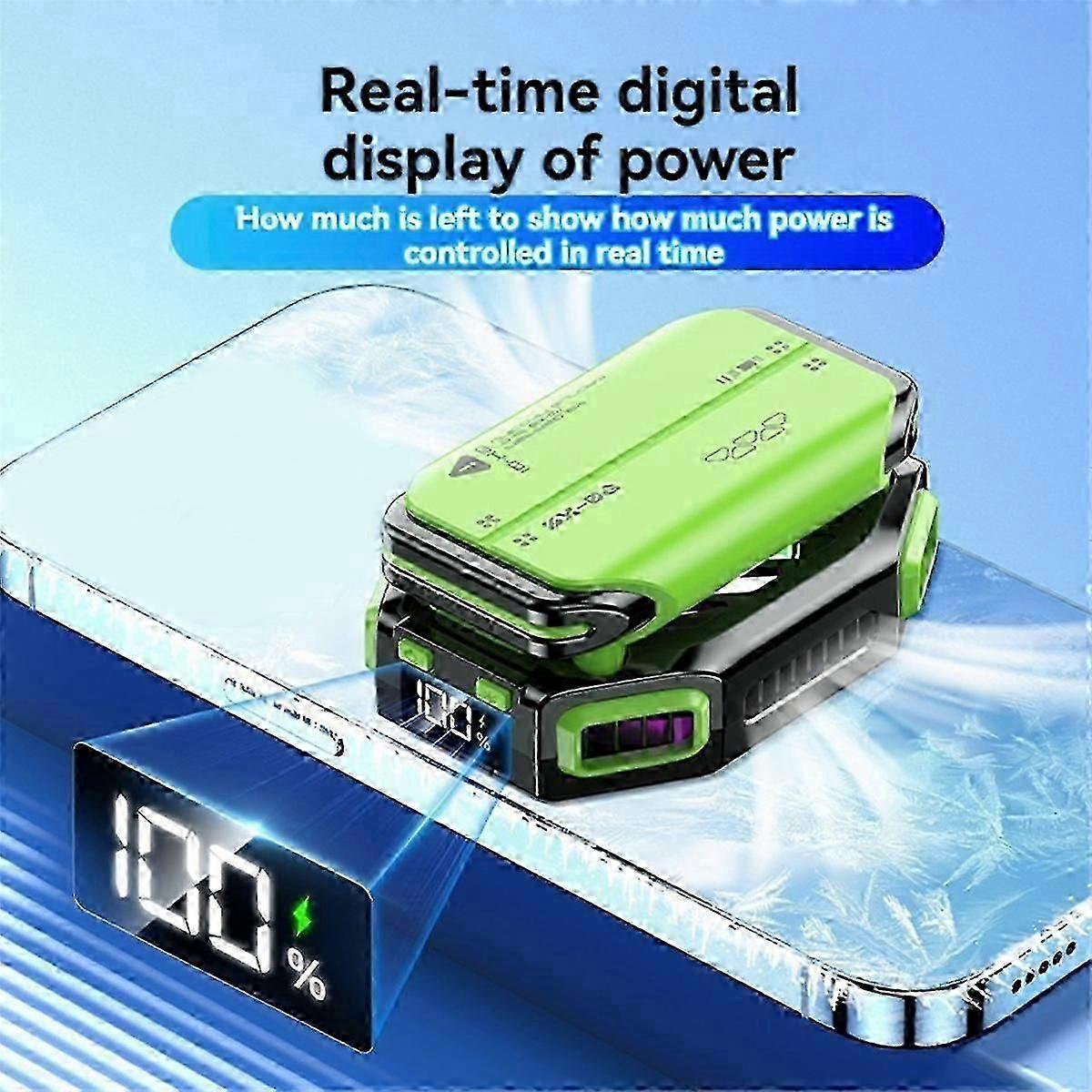 X111 Phone Magnetic Semiconductor Coolng Fan Radiator with 7 Gears Adjustable Game Cooler for IOS An