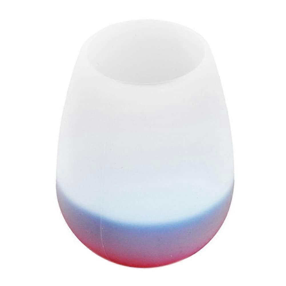 Silicone Drinking Glasses - Foldable Shatterproof Wine Cups for Boats, Outdoor Adventures, and Unique Gifts in White